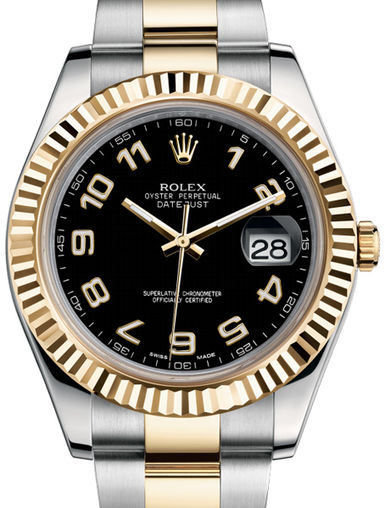 116333 black Arabic dial Rolex Datejust 41
