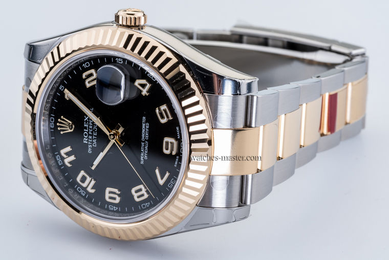 116333 black Arabic dial Rolex Datejust 41