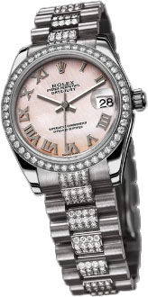 178286 mother of pearl dial Roman numerals Rolex Datejust 31