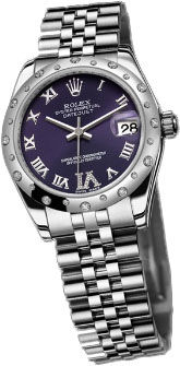 178344 purple diamond Roman IV dial Rolex Datejust 31