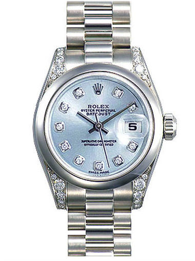 178296 ice blue dial diamond Rolex Datejust 31
