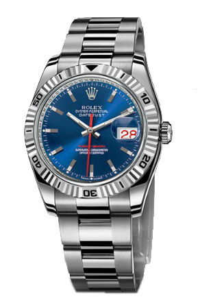 116264 blue dial oyster Rolex Datejust 36 Turn-O-Graph