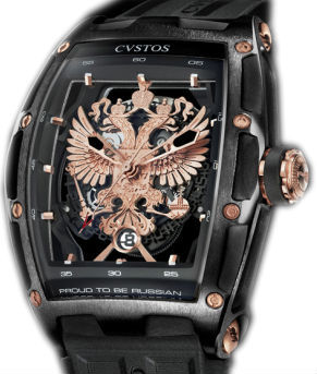 GT Case Proud be Russian Black Steel PVD Cvstos Limited Edition