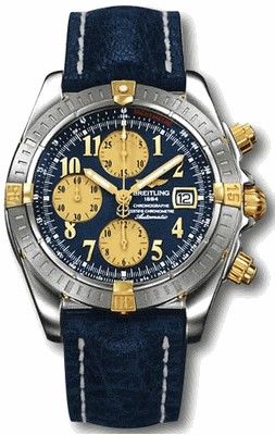 B13356.BLUE.ARABIC.CALF.BD Breitling Chronomat 41