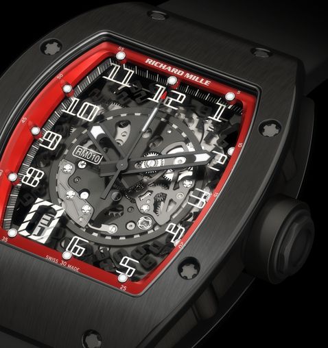 RM 010 Black Night  Richard Mille Mens collectoin RM 001-050