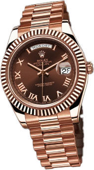 218235 Chocolate Roman dial Rolex Day-Date II Archive
