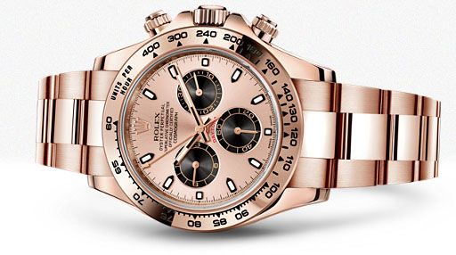 116505 rose champagne dial with black subdials Rolex Cosmograph Daytona