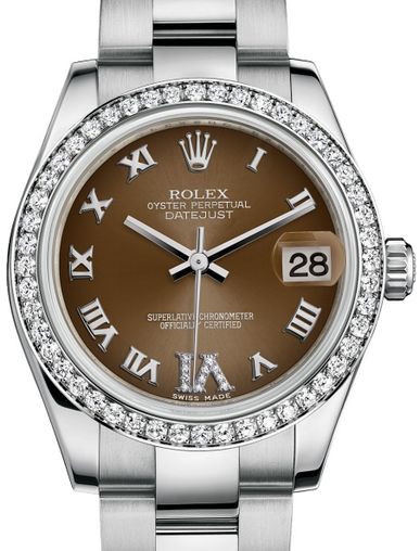 178384 bronze diamond Roman IV dial Rolex Datejust 31