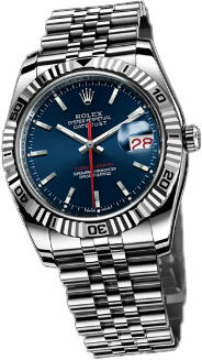 116264 blue dial jubilee Rolex Datejust 36 Turn-O-Graph