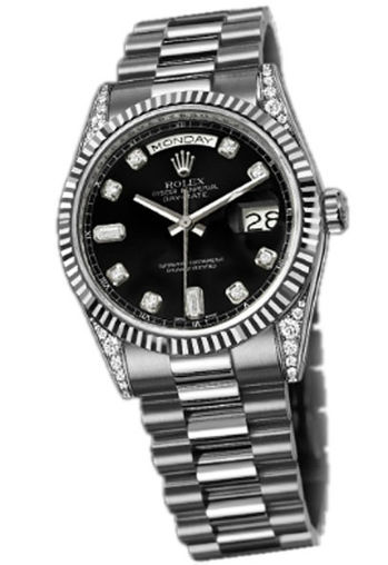 118339 black dial Rolex Day-Date 36
