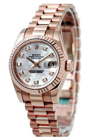 178275 white mother of pearl diamond dial Rolex Datejust 31