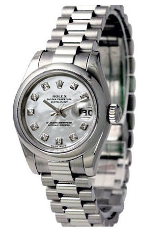 178246 white mother of pearl dial diamond Rolex Datejust 31