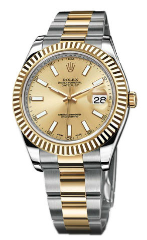 116333 champagne dial index USED Rolex Datejust 41