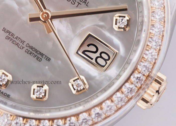 116243 mother of pearl diamond dial Oyster Rolex Datejust 36