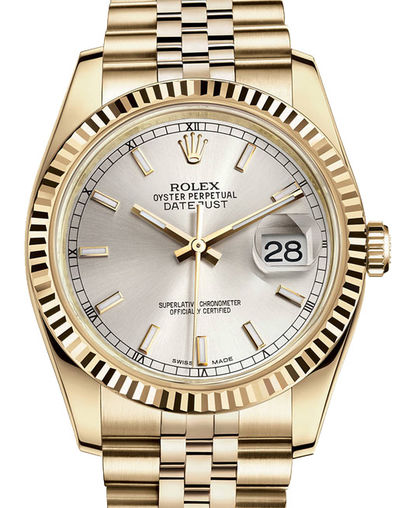 116238 silver index dial Jubilee Rolex Datejust 36
