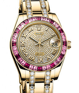 81348SARO diamond bracelet Rolex Pearlmaster