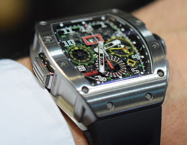 RM 11-02 Flyback Chronograph Dual Time Zone Richard Mille Mens collectoin RM 001-050