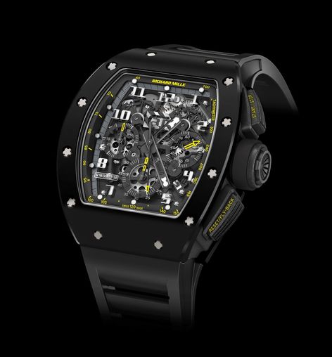 RM 011 Yellow Flash Richard Mille Mens collectoin RM 001-050