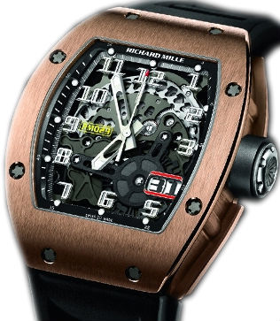 RM 029 Rose Gold Automatic with Oversize Date Richard Mille Mens collectoin RM 001-050