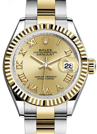 279173 Champagne dial Rolex Lady-Datejust 28