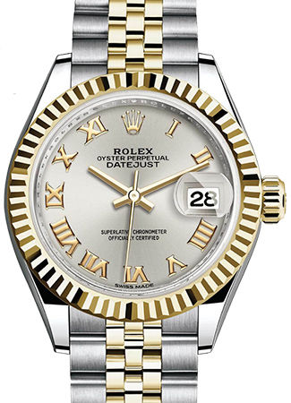 279173 Silver dial Rolex Lady-Datejust 28