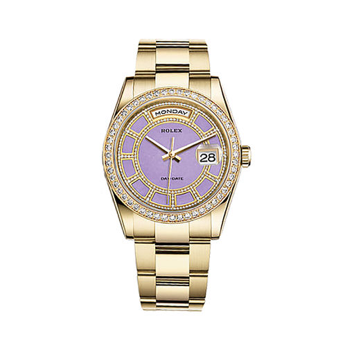 118348 Carousel of lavender jade dial Rolex Day-Date 36