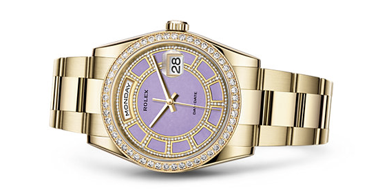 118348 Carousel of lavender jade dial Rolex Day-Date 36