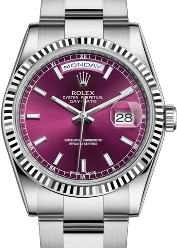 118239 Cherry long-lasting blue luminescence Rolex Day-Date 36